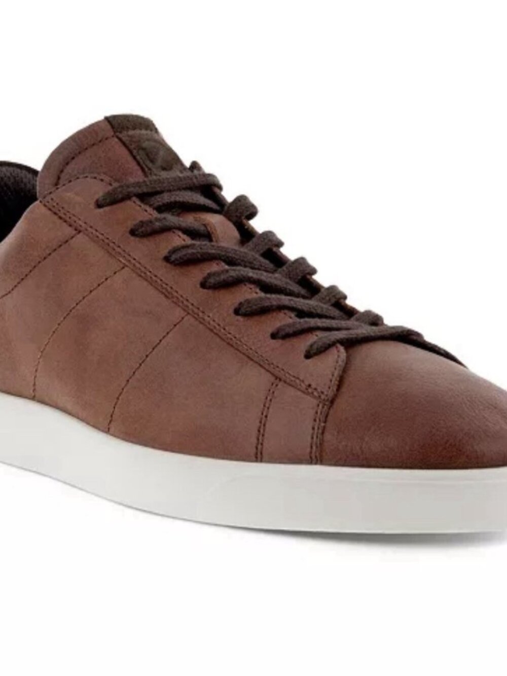 Ecco Street Lite Men's 11.5 Whisky Coffee Lace Up Casual Brown Sneakers